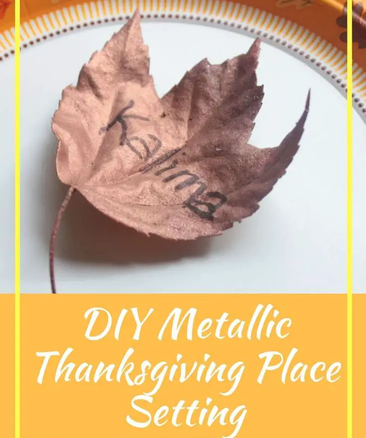 DIY Thanksgiving Place Settings