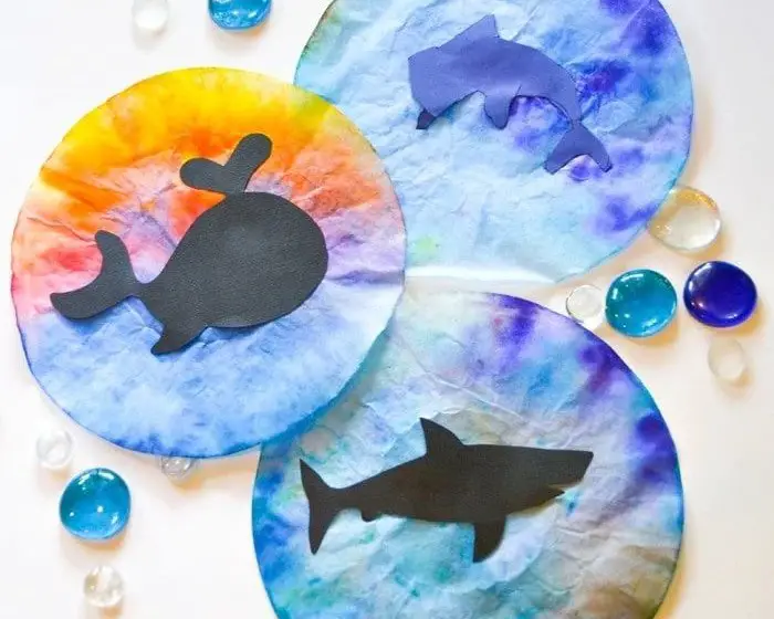 Ocean Animal Coffee Filter Craft