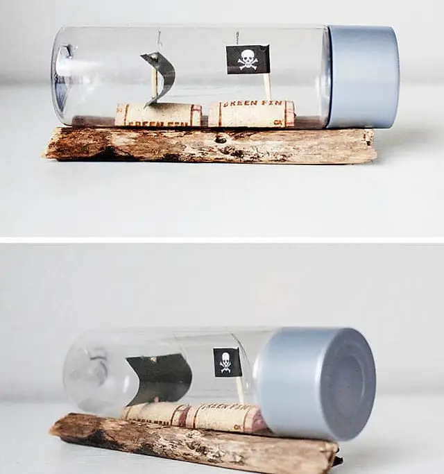 Pirate Ships in a Bottle (The Easy Way)