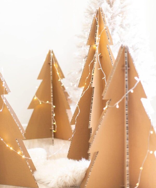Giant Cardboard Christmas Tree
