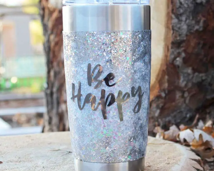 Glitter Resin Tumbler