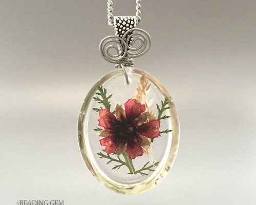 Pressed Flower Resin Jewelry