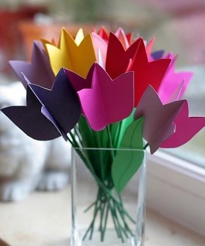 Paper Tulip Bouquet