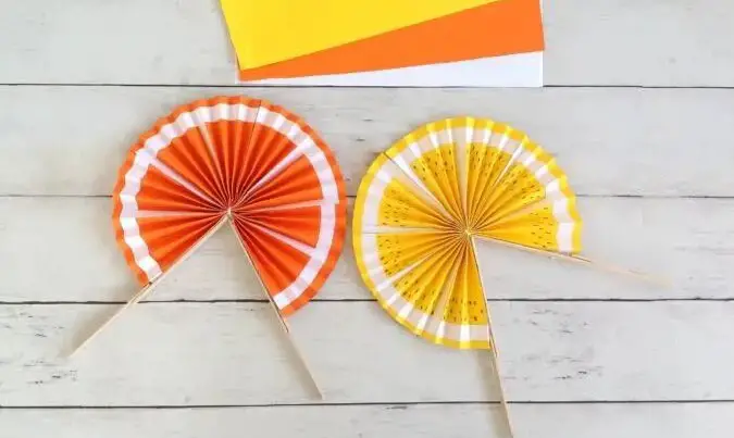 Fruit Paper Fan