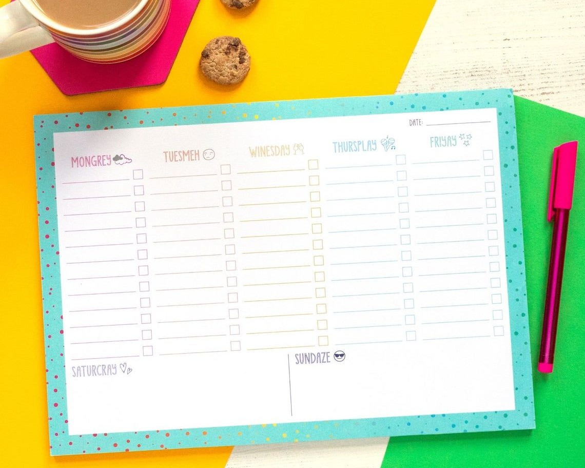 Desk planner