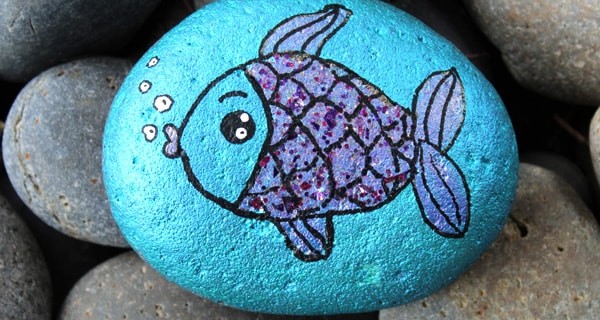 Fish Painted Rocks