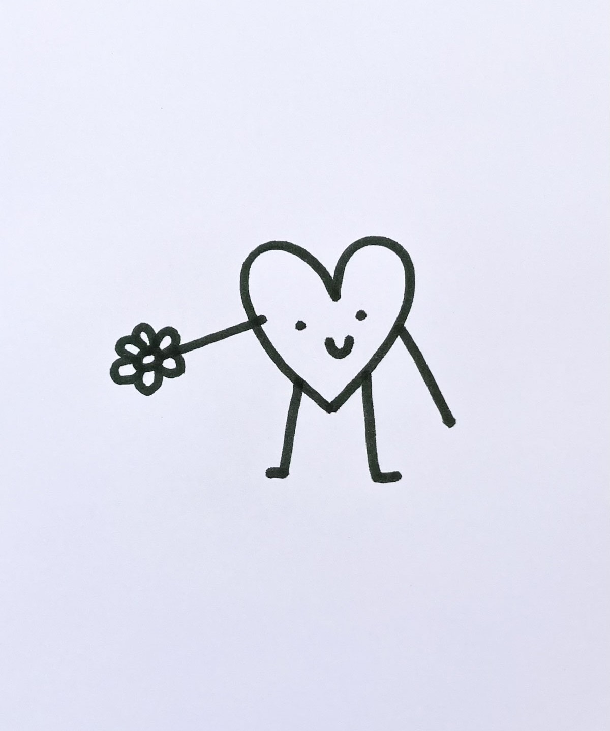 Heart Holding Flower