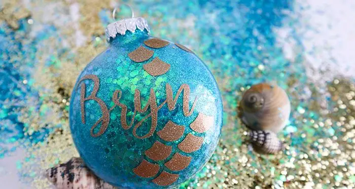 Mermaid Glitter Ornaments