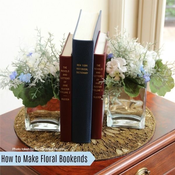 Floral Bookends