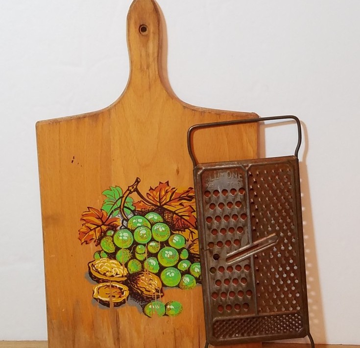 Cutting Board and Grater