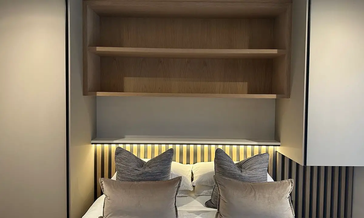 Above Bed Shelving