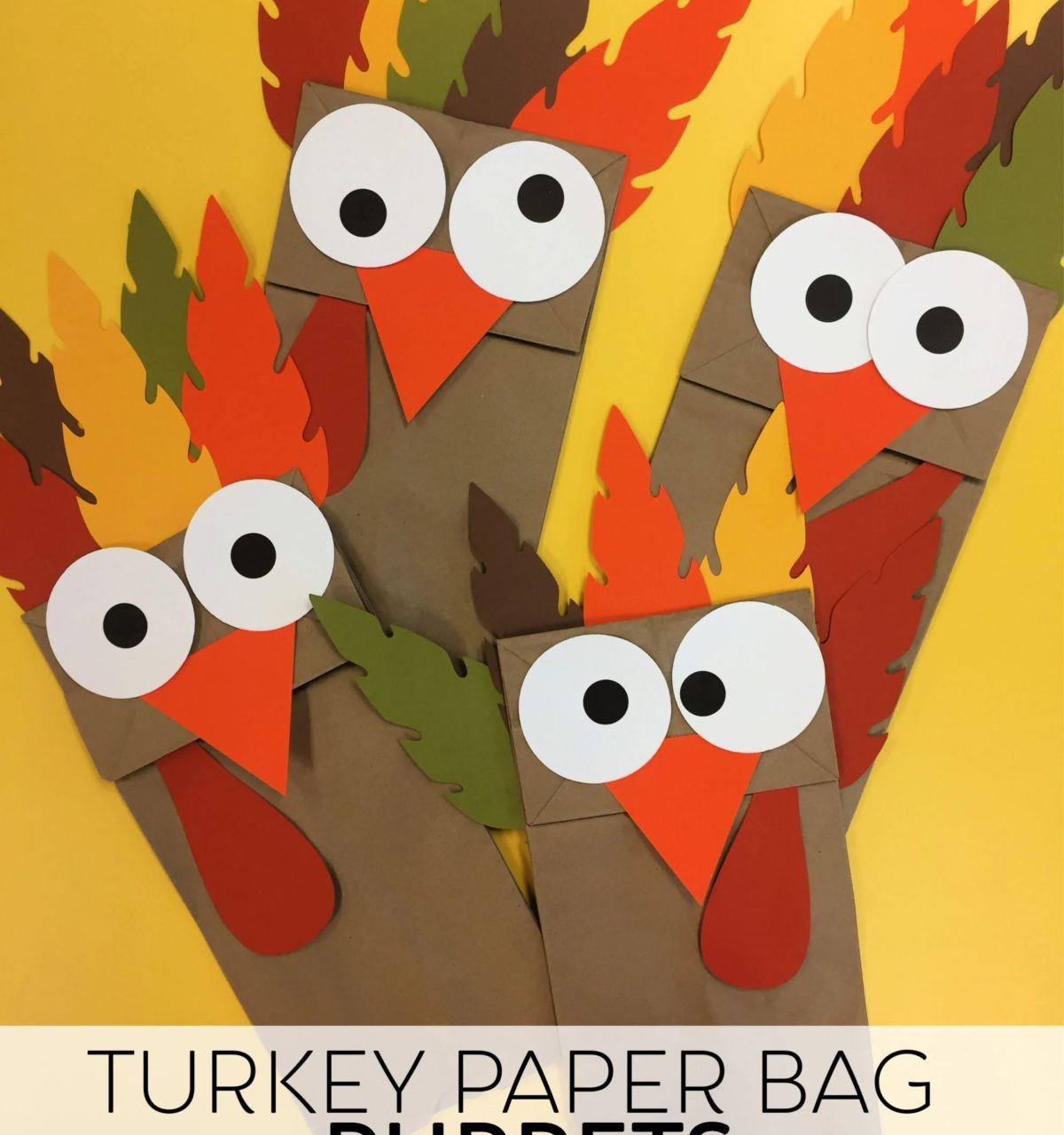 Turkey Paper Bag Puppets