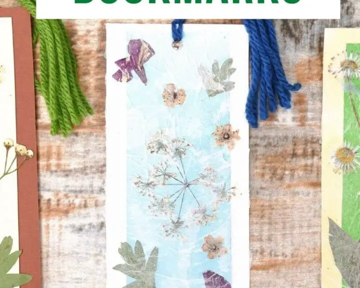 Pressed Flower Bookmarks