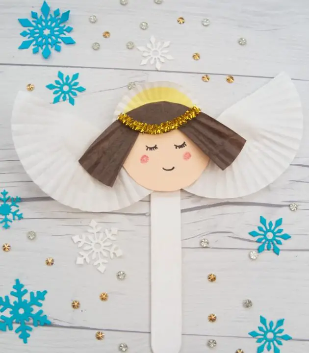 Popsicle Stick Angel