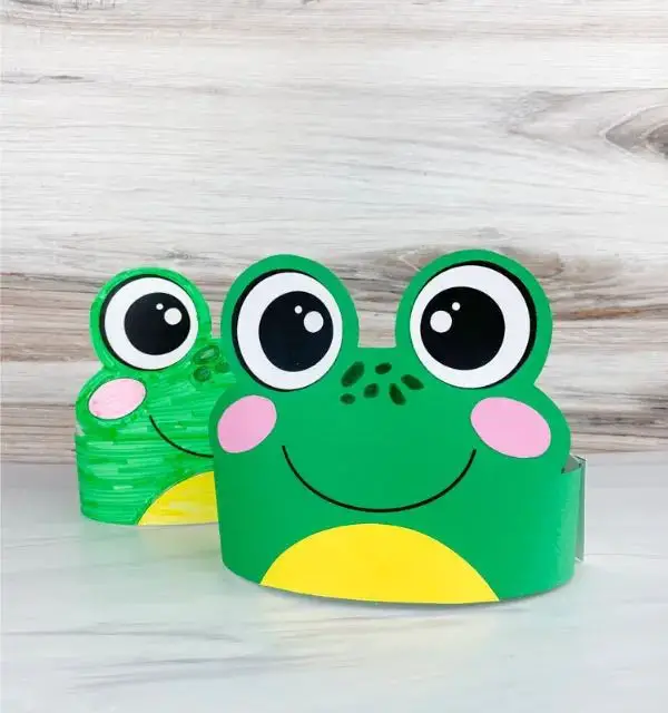 Frog Headband Printable For Kids