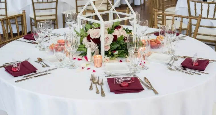 Lantern Floral Arrangement Centerpiece