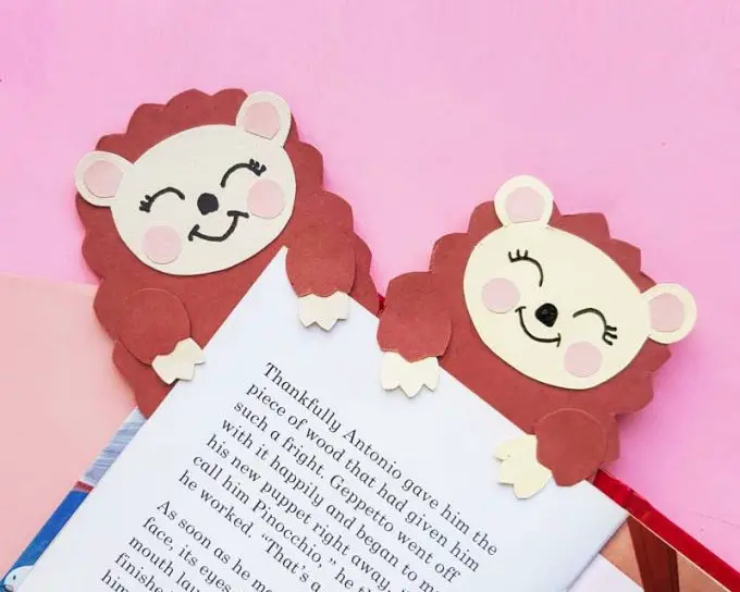 Hedgehog bookmark