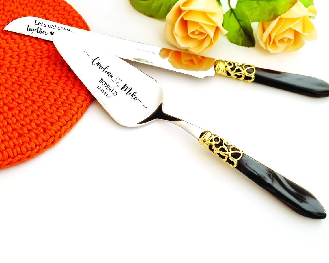 Custom Wedding Cake Knife