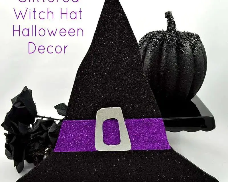 Glittered Witch Hat