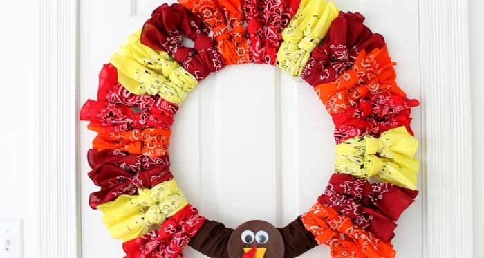 Bandanna Turkey Wreath