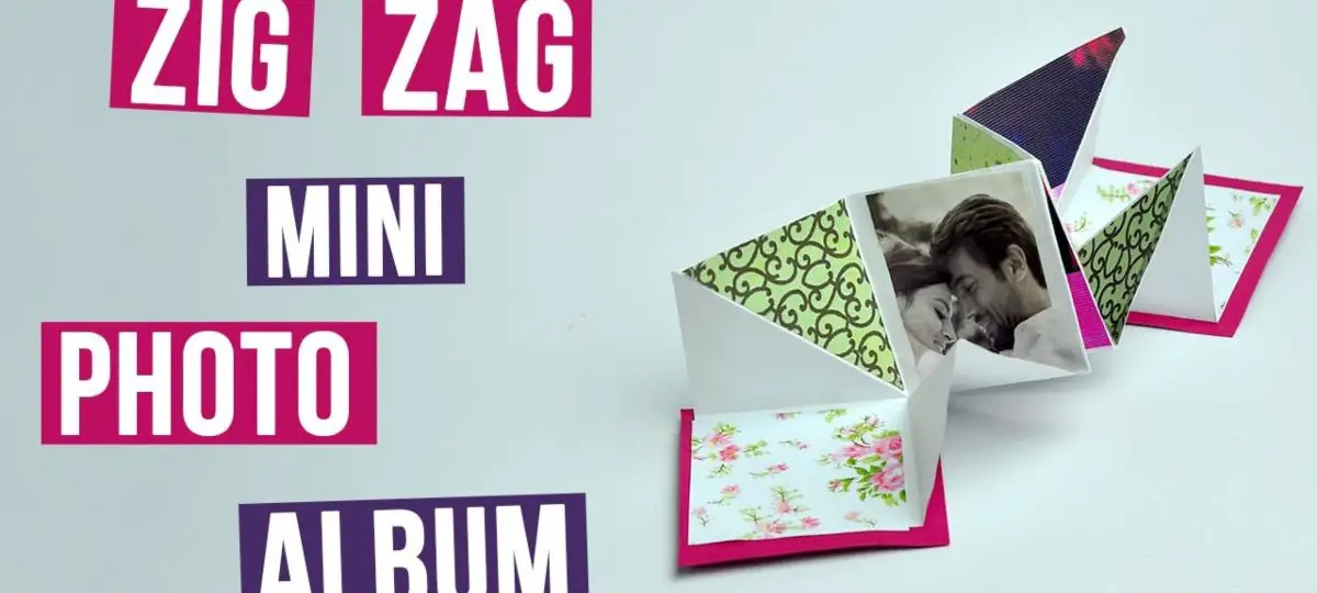 Zig Zag Mini Photo Album