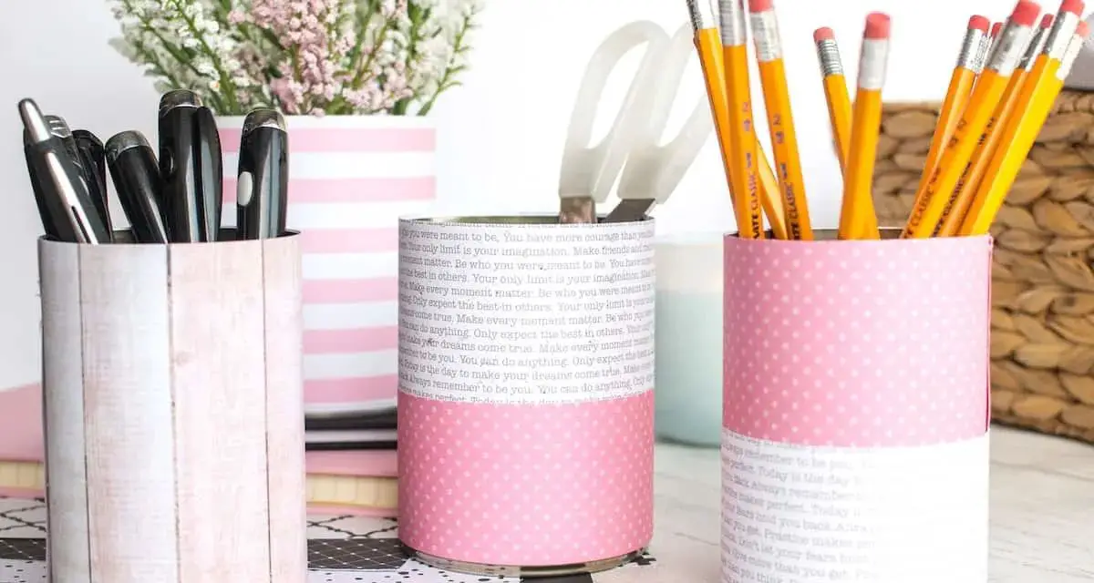 Pretty In Pink Can Organizer