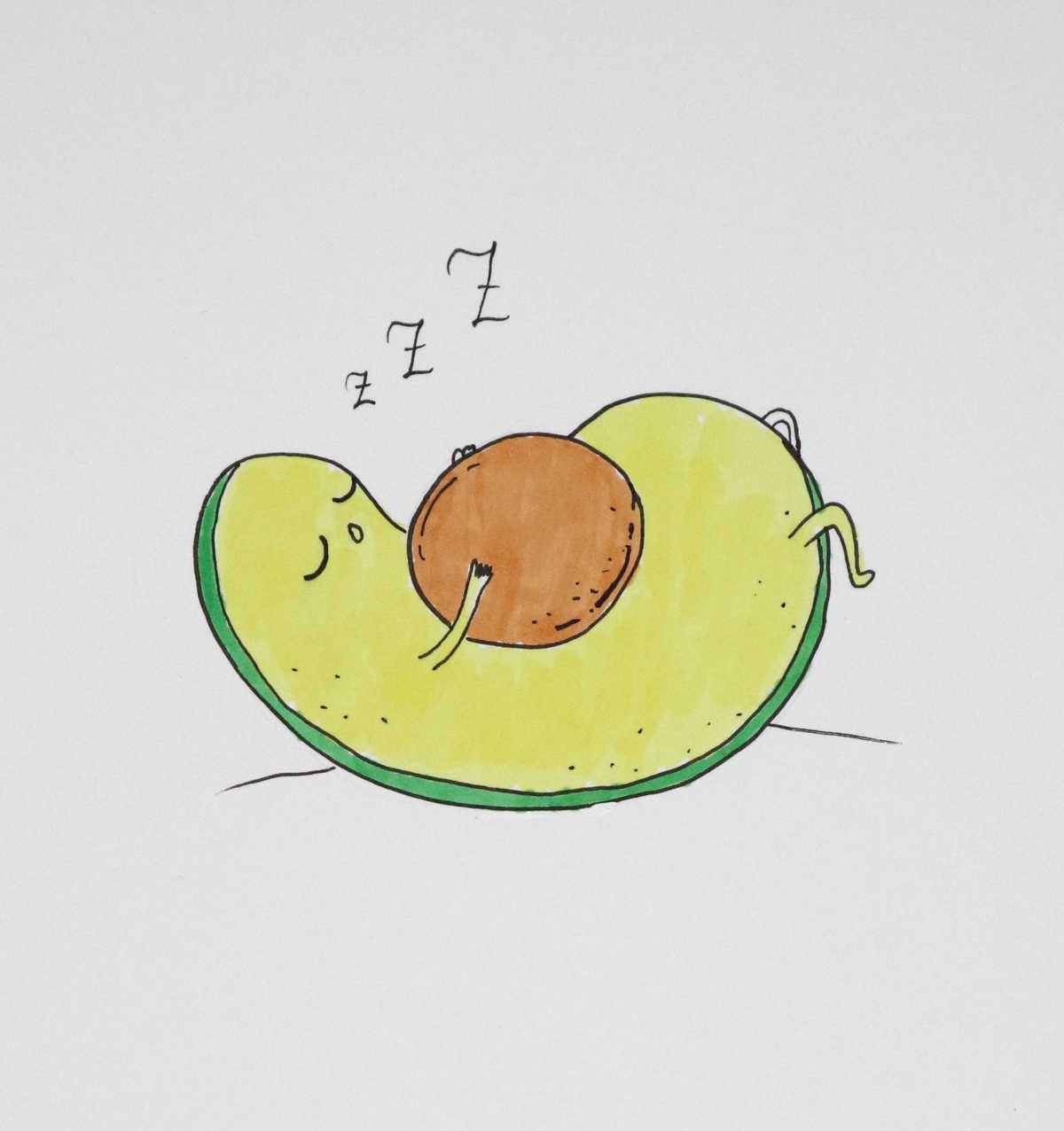 Sleepy Avocado