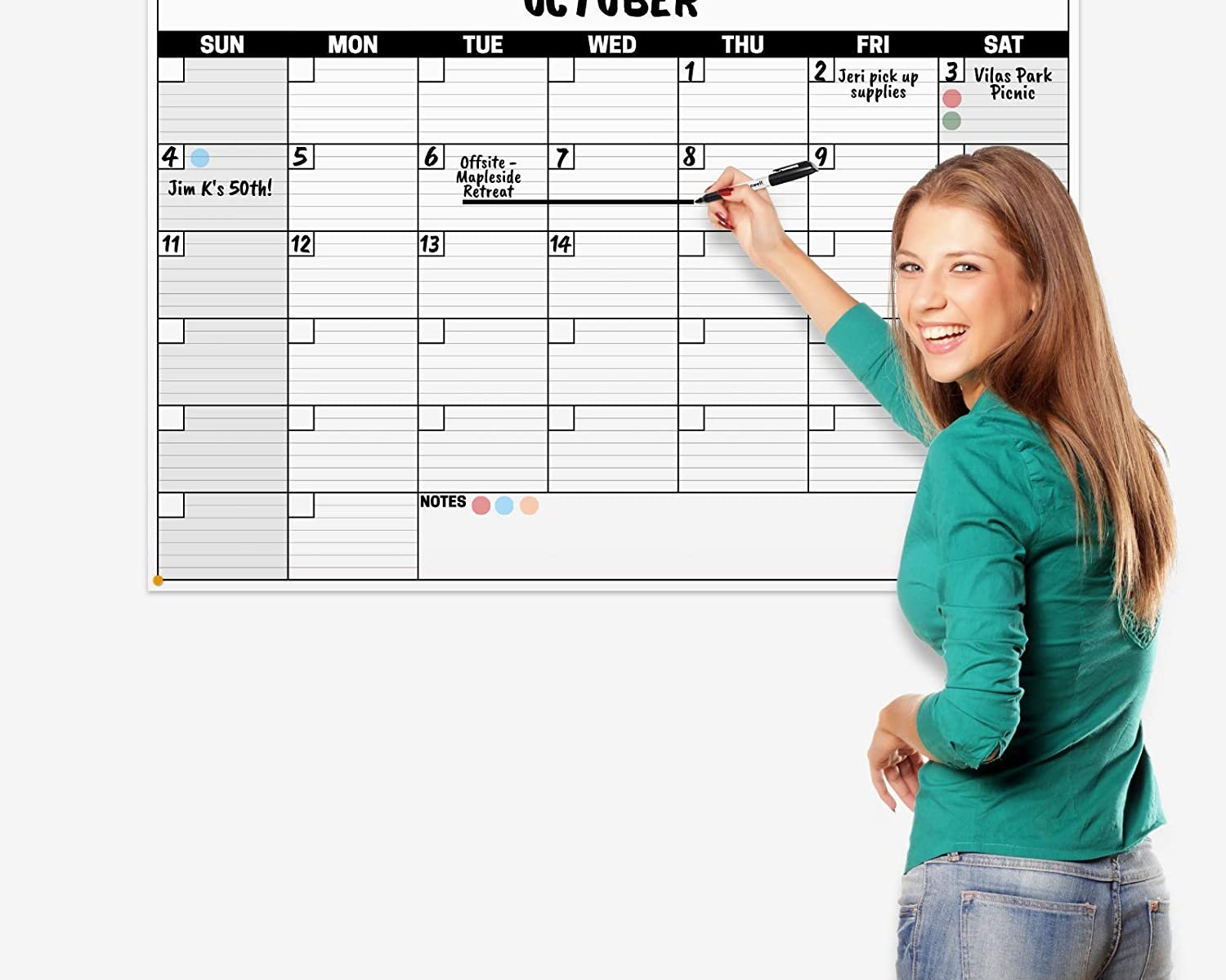 Dry Erase Calendar