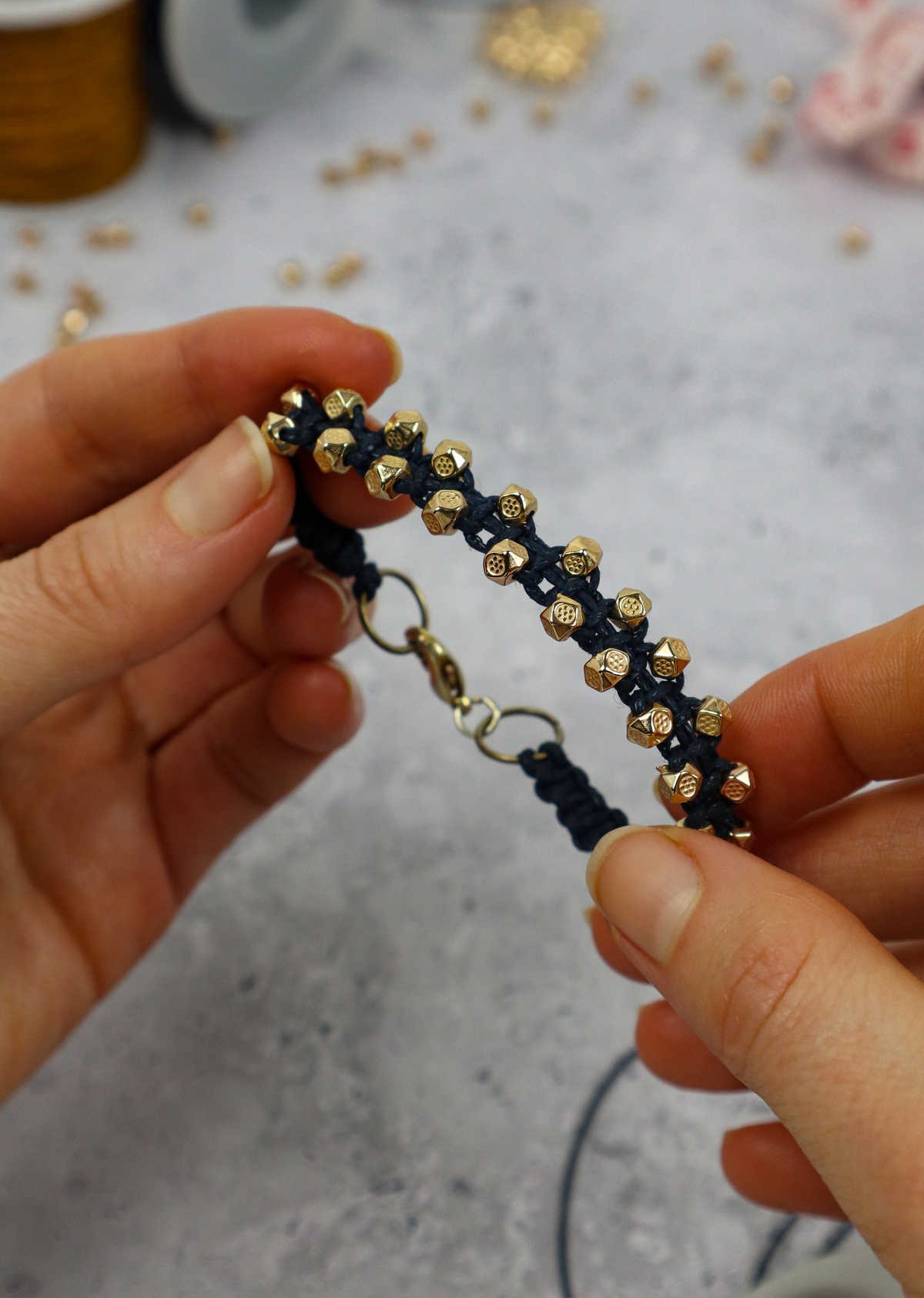 DIY Macrame Bracelet (Step-by-Step)