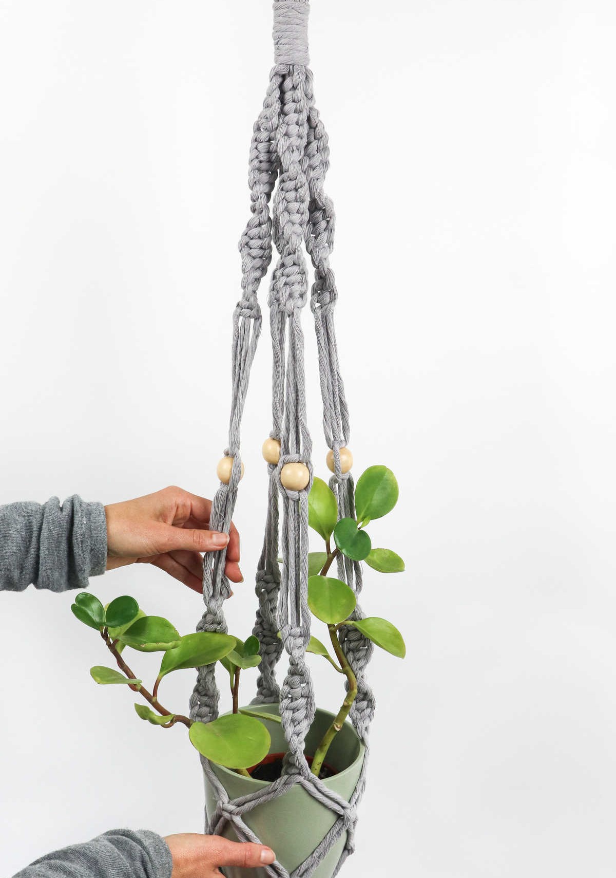 Watch on Youtube: Macrame Plant Hanger