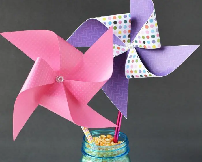 DIY Paper Pinwheels