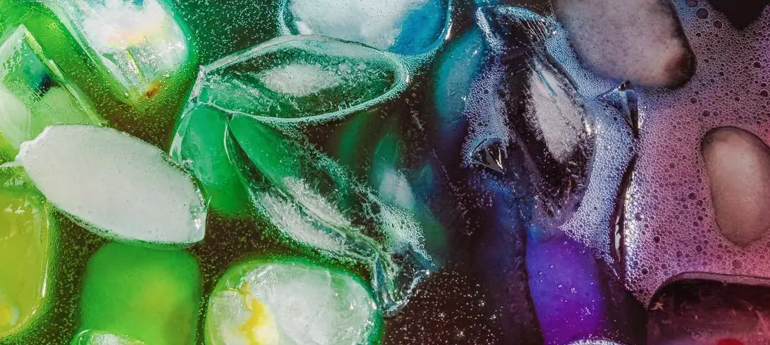 Fizzy Ice Cube Sensory Bin