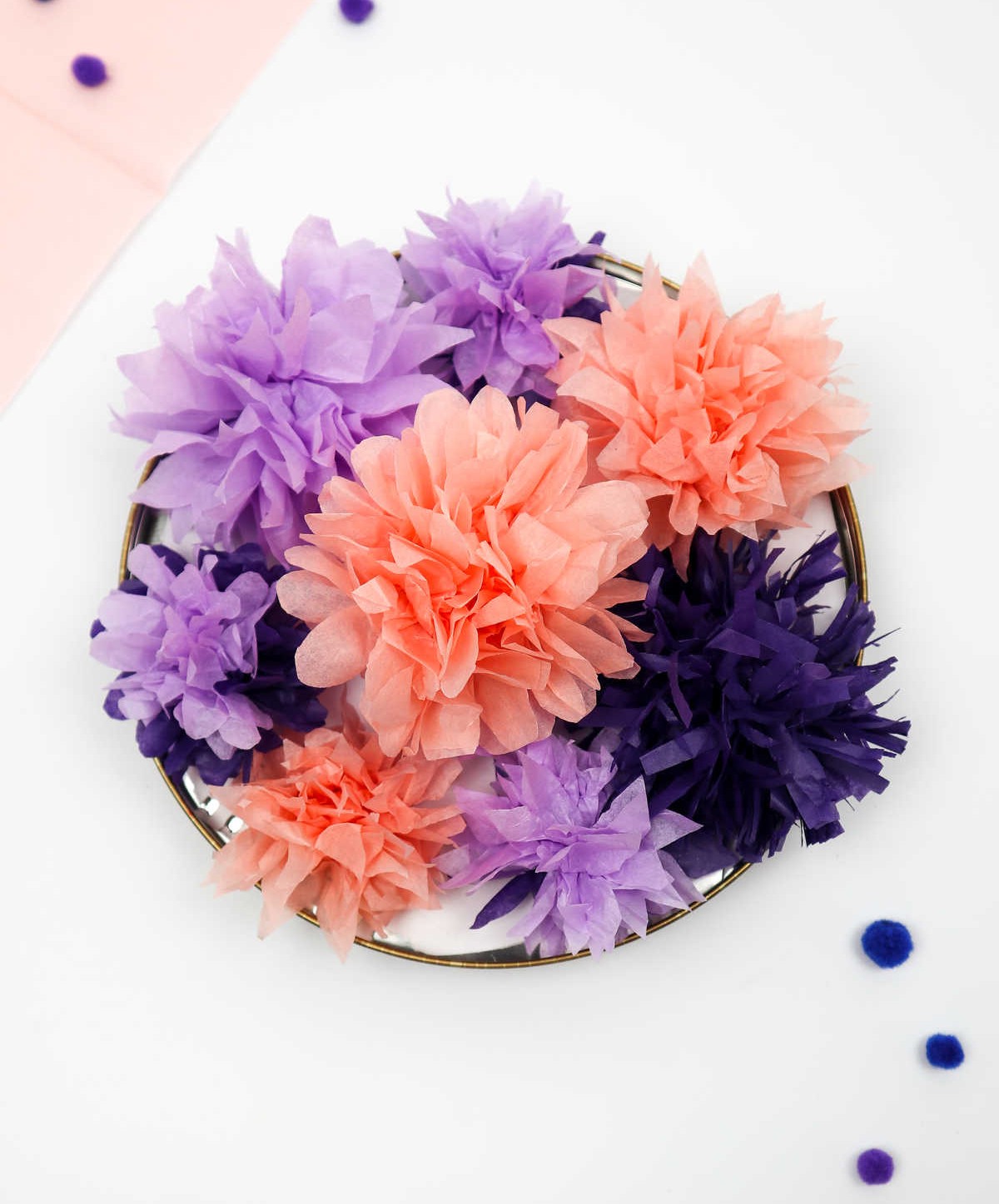 How to Make Tissue Paper Flowers (Step-by-Step)