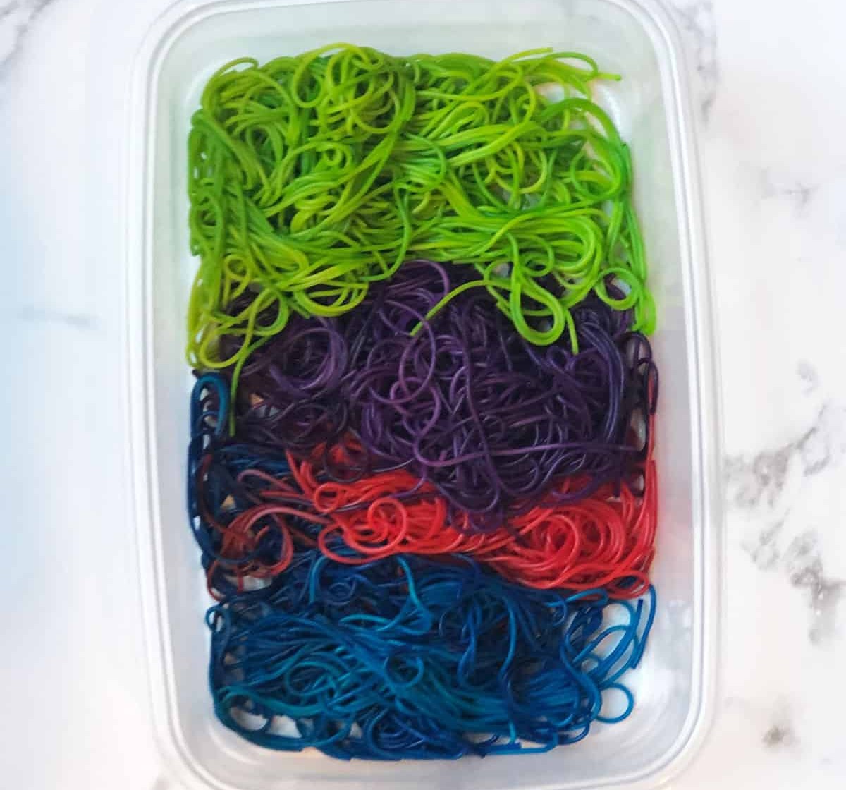 Rainbow Spaghetti