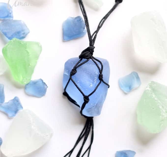 Macrame Sea Glass