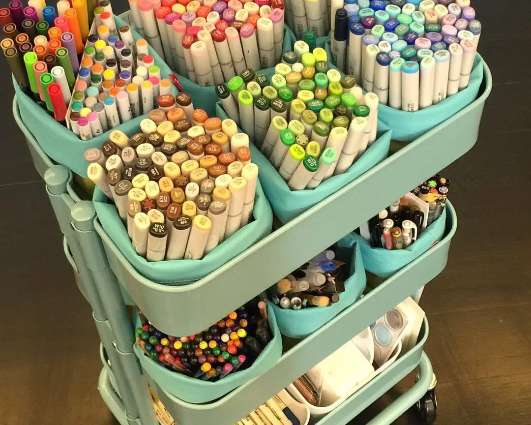 Copic marker storage