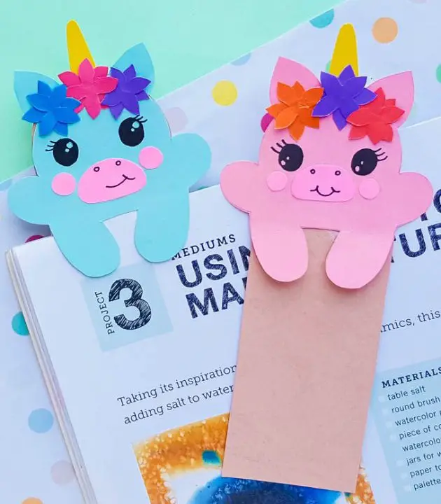 Baby Unicorn Bookmarks