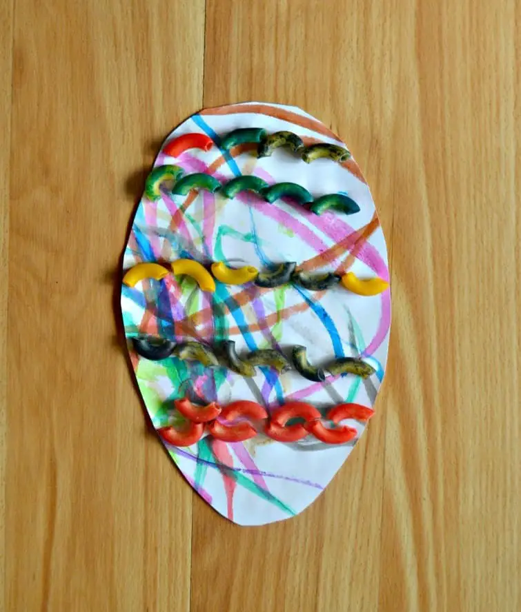 Pasta Easter Egg Craft