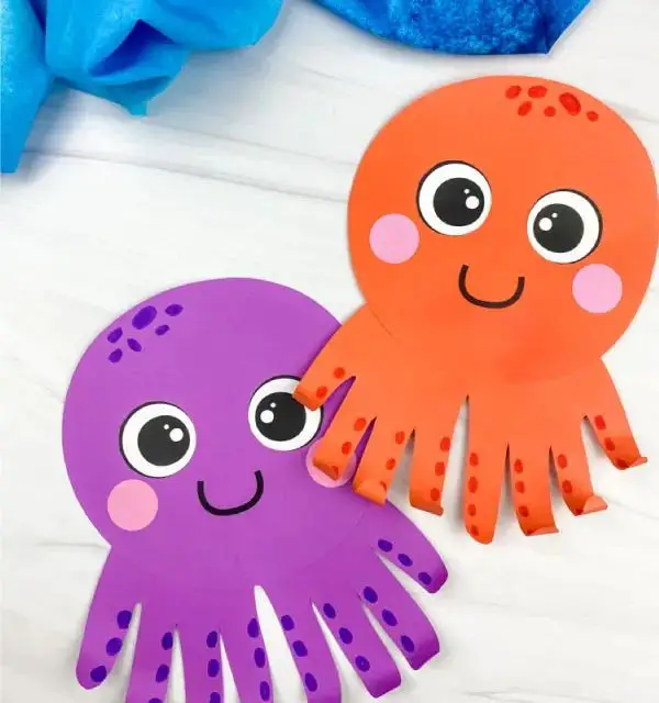 Octopus Handprint Craft