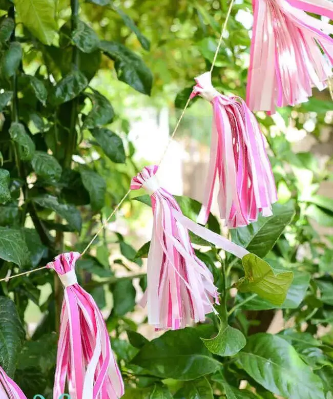 Paper Tassel Garland