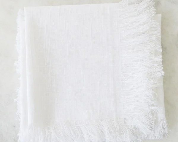 Fringe Linen Napkins