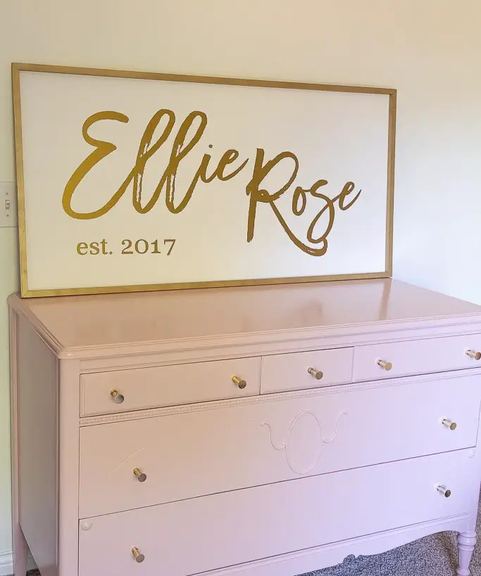 Pink Dresser