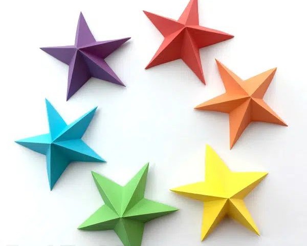 3D Paper Stars