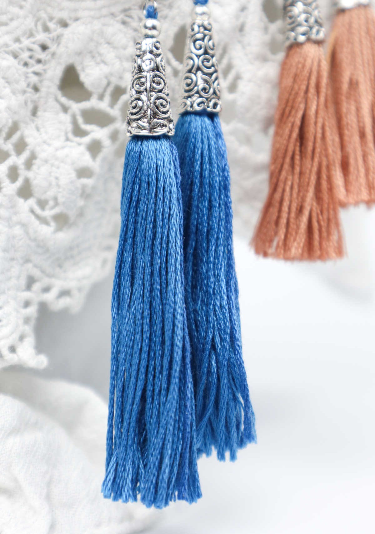 DIY Tassel Earrings (Step-by-Step Tutorial)