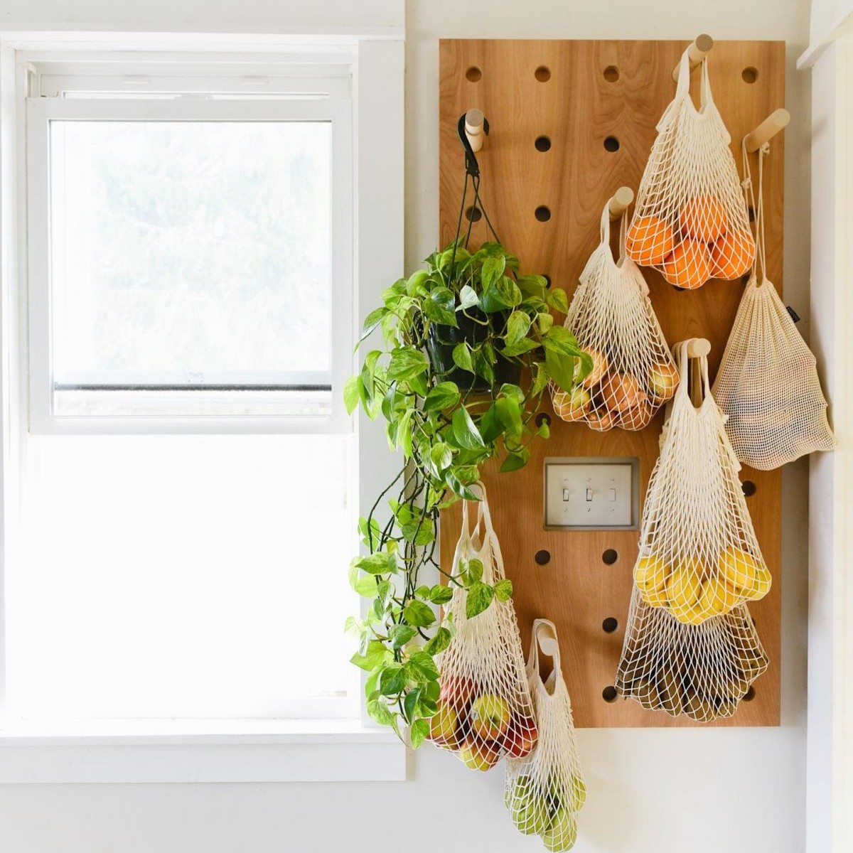 Wall Mount Produce Storage System