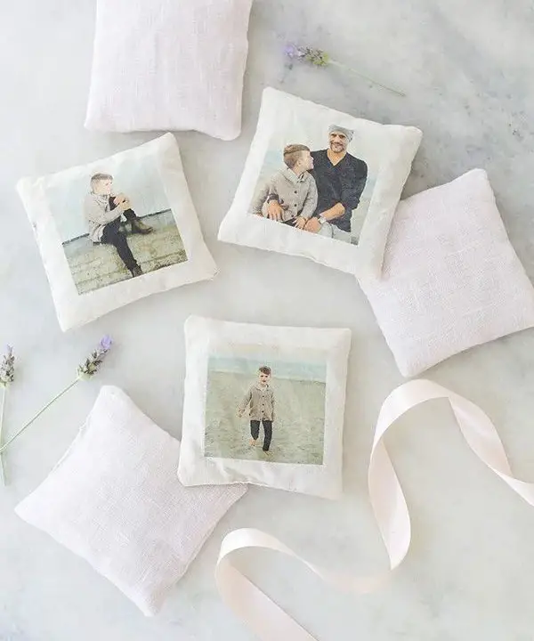 Lavender Sachets with Photos