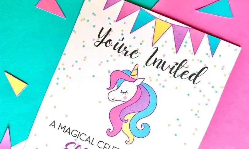 Unicorn Invitations