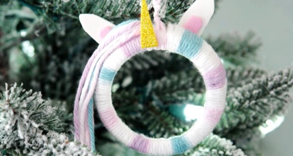 Unicorn Ornament with Mason Jar Ring