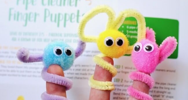 Pipe Cleaner Finger Puppets