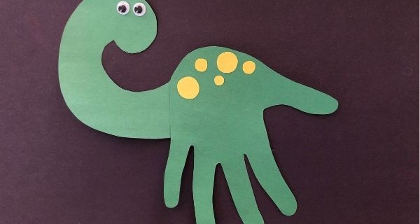 Dinosaur Handprint Craft